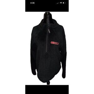 Cabela’s OG Racing Polartec Black Fleece Quarter Zip Medium Thermal Pro Sweater